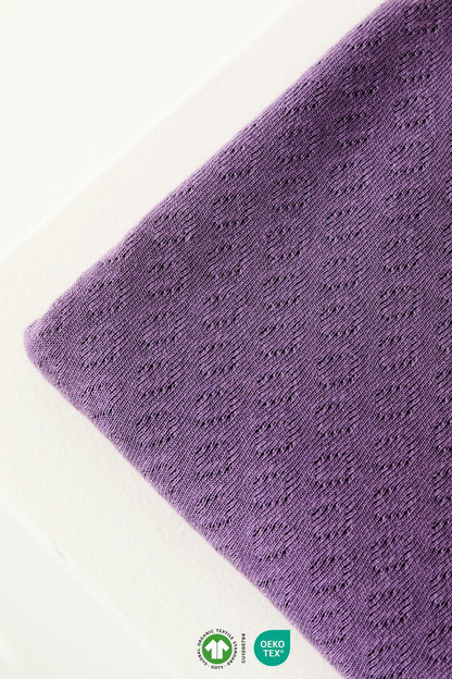 Bio úplet Pointelle Gem Mind the Maker - Violet