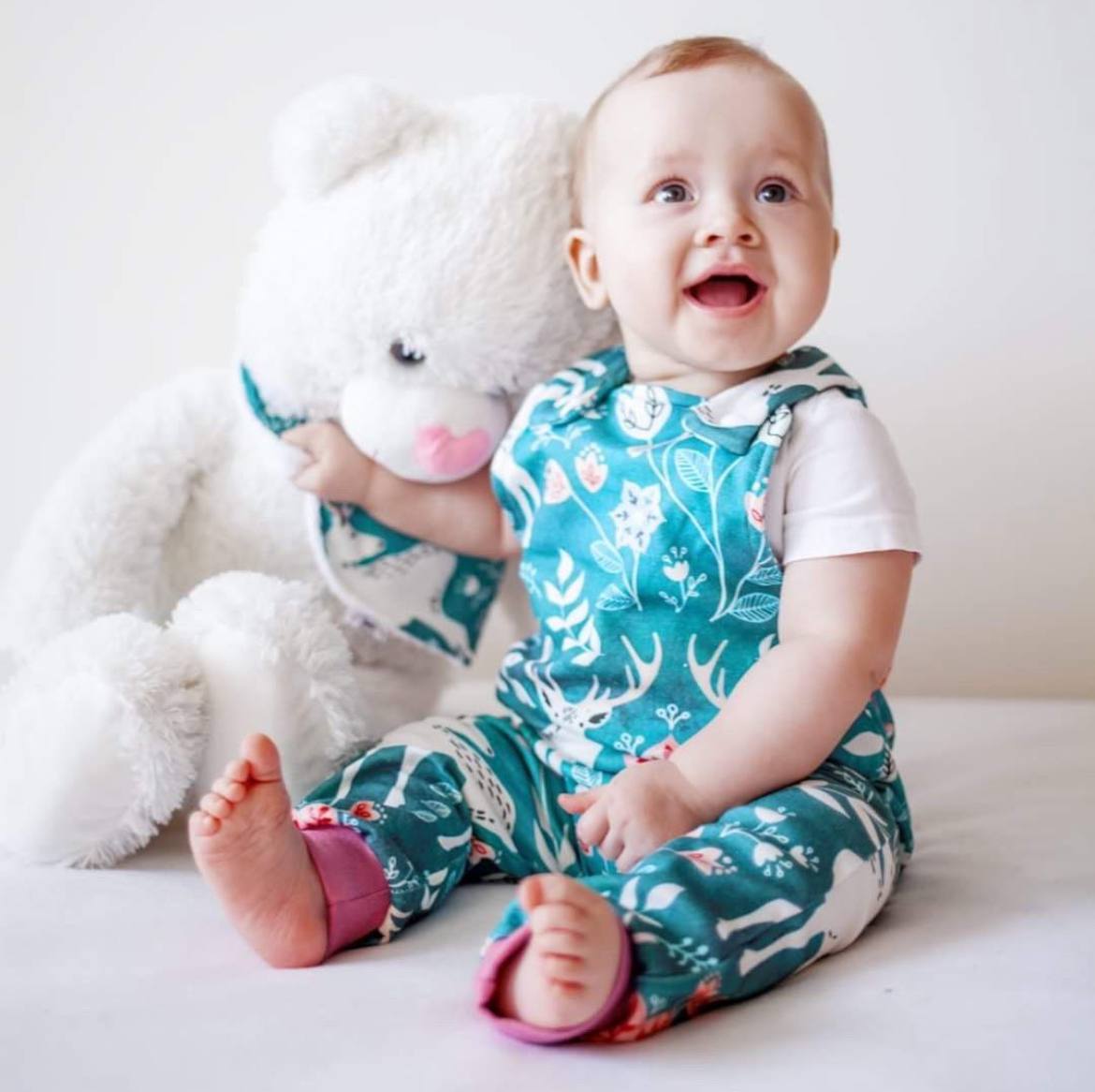 Papírový střih na dětské lacláčky "Charleston" - 50 - 92