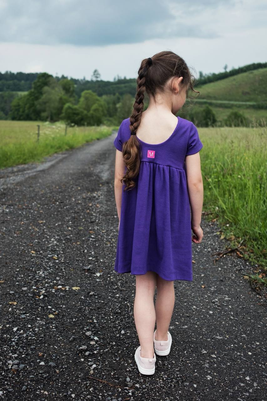 Kara dress with back neckline