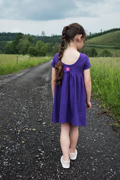 Kara dress with back neckline