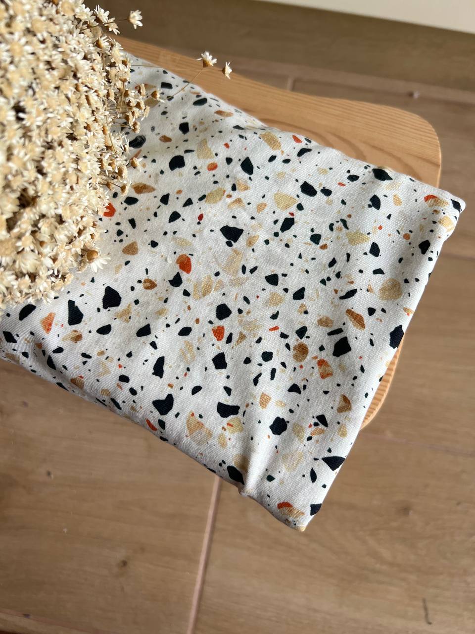 Úplet 95 % bavlna a 5 % elastan - Terrazzo - 70 cm